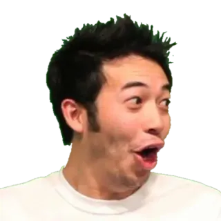 😮 pogchamp, pog, Twitch, emote, chocado, reação, jogos whatsapp sticker