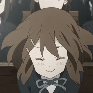 🥠 Anime Mädchen, Lächeln, Niedlich, Cartoon, Japanischer Anime, Schuluniform telegram sticker