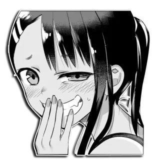 🤭 Nagatoro Don't Toy with Me, Miss Nagatoro อนิเมะ, มังงะ, นางาโทโระ, คุณนางาโทโระ, อย่าแกล้งฉันนะ นางาโทโระ, สาวอนิเมะ, ยิ้มเยาะ telegram sticker