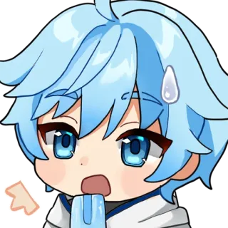 Stickers by shanyu_twt @overheardgenshinimpact telegram stickers