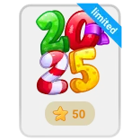 🎁 2025 2025, Nowy Rok, Celebracja, Święto, Limitowane whatsapp sticker