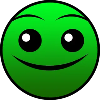 😊 Emoji, Sourire, Vert, Visage telegram sticker
