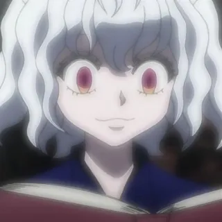 🧊 Neferpitou Hunter x Hunter anime, manga, ant, hunter, villain telegram sticker