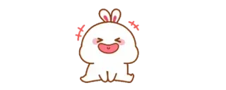 ✨ Cartoon, Hase, Süß, Sticker telegram sticker