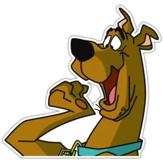 😀 Scooby-Doo cartoon, dog, scooby-doo, character, animal telegram sticker