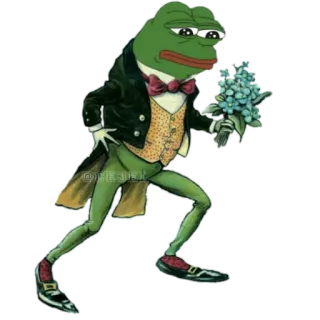 🐸 Pepe the Frog Pepe the Frog, meme, internet meme, frog, cartoon frog telegram sticker