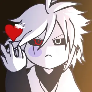 ❤️ Cartoon, Figur, Fanart, Anime telegram sticker