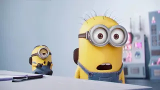 😮 Minion cartoon, minion, animation, yellow telegram sticker