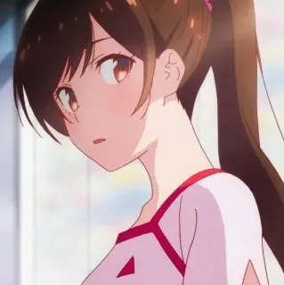 😍 Chizuru Mizuhara Rent-A-Girlfriend Anime, Chizuru, Rent-a-Girlfriend, Süß, Mädchen whatsapp sticker