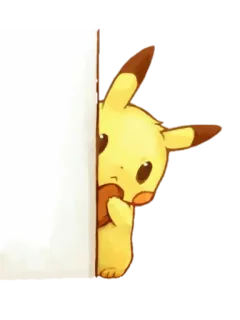 😕 Pikachu Pokemon ปิกาจู, โปเกมอน, อนิเมะ, การ์ตูน, น่ารัก telegram sticker