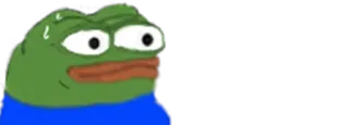 😅 Pepe the Frog meme, pepe, frog, nervous telegram sticker