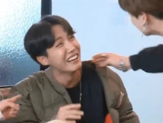 😂 uomo, sorridente, felice, persone, K-pop telegram sticker