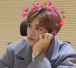 🥒 corazón, amor, lindo, cariño, retrato, persona, Kpop telegram sticker