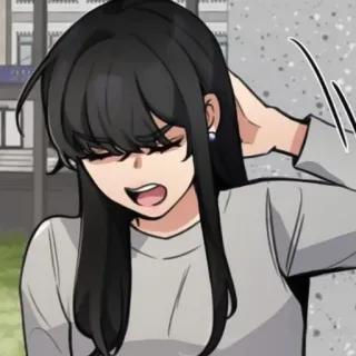🐈‍⬛ mulher, desenho animado, retrato, menina, anime telegram sticker