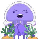 Jellyfish Toni telegram stickers