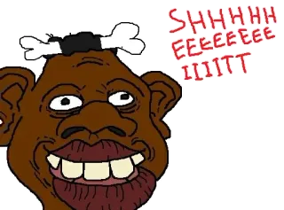 💩 SHHHHHH
EEEEEEEEEE
IIIIIIIITT offensive, cartoon, meme, slur telegram sticker