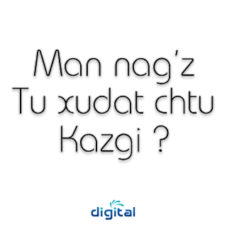 🐐 Man nag'z Tu xudat chtu Kazgi ? telegram sticker