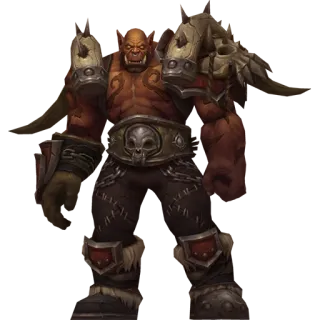 😐 Orc Fantaisie, Monstre, Guerrier, Orc, Fort, Brute telegram sticker