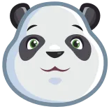 🐼 판다, 동물, 귀여운, 스티커 telegram sticker