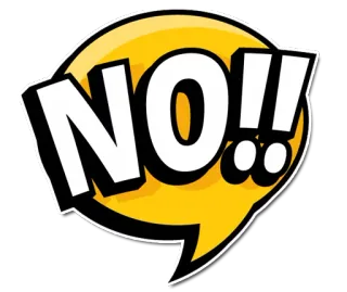 🙅‍♂ NO!! Non, Négatif, Rejet, Interdiction, Comique, Interdiction telegram sticker