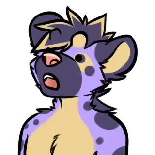 😮 hyena telegram sticker