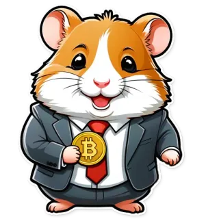 😉 criceto, bitcoin, cripto, affari, carino, cartoni animati, animale, finanza telegram sticker