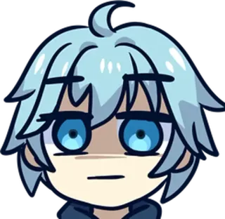 😐 อนิเมะ, น่ารัก, สติกเกอร์, การ์ตูน, ตัวละคร telegram sticker