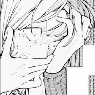 🥀 triste, chorando, anime, mangá, emocional, desespero telegram sticker