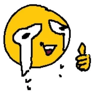 🙂 表情符号, 迷因, 搞笑, 哭泣, 赞 telegram sticker