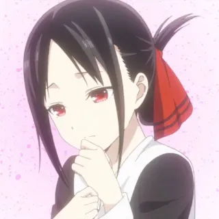 😳 Kaguya Shinomiya Kaguya-sama: Love Is War Аниме, Кагуя-сама, Любовь это война, Синомия, Школьница, Манга telegram sticker