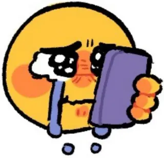 😭 piangere, emoji, triste, fazzoletto, lacrime telegram sticker