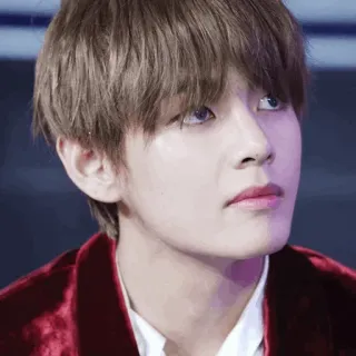 😐 V kpop, bts, idol, singer, v, taehyung telegram sticker