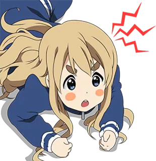 😤 anime, girl, cute, upset, frustrated telegram sticker