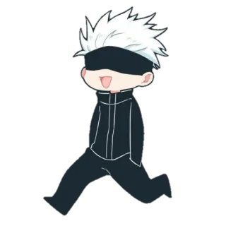 😊 Satoru Gojo Jujutsu Kaisen อนิเมะ, มังงะ, จิบิ, โกโจ, ซาโตรุ, มหาเวทย์ผนึกมาร telegram sticker