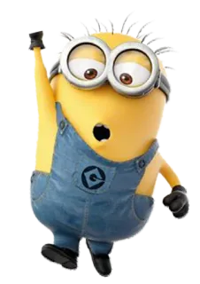 💪 Minion Despicable Me Minion, Cartone animato, Personaggio, Divertente, Giallo, Cattivissimo Me telegram sticker