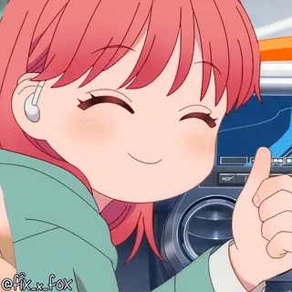 👍 Nino Nakano The Quintessential Quintuplets efix_lex telegram sticker