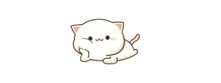 🫖 kucing, kawaii, imut, stiker, binatang telegram sticker