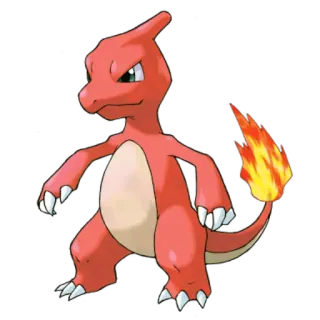 🔵 Charmeleon Pokemon pokemon, reptincel, feu, lézard, animé, dessin animé telegram sticker