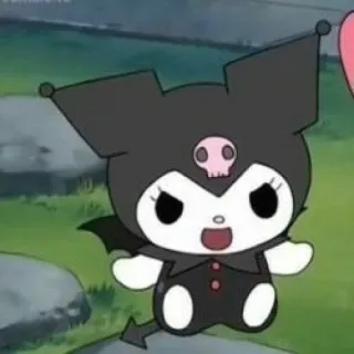 🖤 Kuromi Kuromi, Sanrio, Anime, Desenho animado, Personagem whatsapp sticker