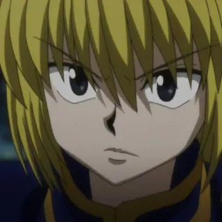 🇯🇵 Kurapika Hunter x Hunter anime, manga, Kurapika, Hunter x Hunter, character, serious telegram sticker