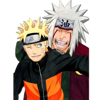 😊 Naruto Uzumaki Naruto アニメ, マンガ, ナルト, 自来也, 漫画 telegram sticker