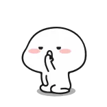 🥱 personaggio, dito medio, gesto, insultante, cartone animato whatsapp sticker