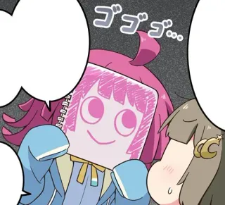 🙄 ゴゴゴ 动漫, 漫画, 卡通, 可爱, 脸, 日语, 音效 telegram sticker