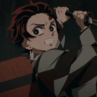 🀄 Tanjiro Kamado Demon Slayer Tanjiro, Demon Slayer, Anime, Espada, Manga telegram sticker