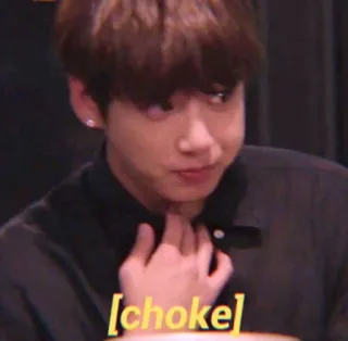 😰 choke meme, expression, choke, funny whatsapp sticker