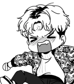 🤬 Anime, Manga, Lindo, Chibi, Personaje, Dibujos animados, Kawaii, Cómic telegram sticker