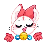 🤩 sticker, dessin animé, mignon, animal, chat, kawaii telegram sticker