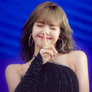 💕 mulher, retrato, pessoa, shhh, silêncio, dedo nos lábios whatsapp sticker