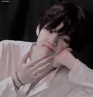 🍒 V Personne, Homme, K-pop, Chanteur, Célébrité, Homme whatsapp sticker