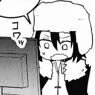 🌟 コソッ アニメ, マンガ, かわいい, ちび, 表情, 可愛い telegram sticker